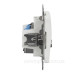 Кінцева TV-розетка Schneider Electric Sedna Design & Elements + RJ45 кат. 6 UTP біла SDD111469T