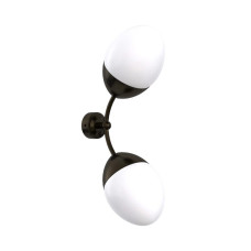 Бра, настінний світильник Pikart 35416-4 Burgeon Sconce E14 2x60W IP20 коричневий