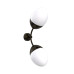 Бра, настінний світильник Pikart 35416-4 Burgeon Sconce E14 2x60W IP20 коричневий