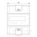 Трифазний лічильник енергоспоживання F&F LE-02D-CT 3х230/400В 3х5А