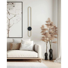 Бра, настінний світильник Goldlux 333933 Florentyna LED 1x24W 4000K 3000Lm IP20 золотий