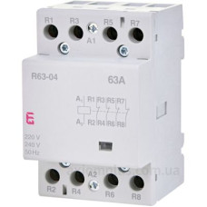 Контактор ETI 002463480 R 63-04 230В AC 63A (AC1)