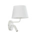 Бра, настінний світильник TK Lighting 11393 Maja E27+G9 1+1x15W+8W IP20 білий