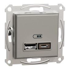 USB розетка Schneider Electric Asfora EPH2700369 USB/Type-C 2,4А бронза USB розетка Schneider Electric Asfora EPH2700369 USB/Type-C 2,4А бронза