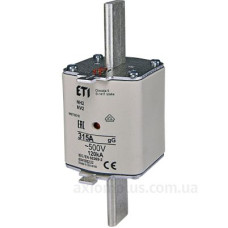 Запобіжник ETI 004185222 NH-2/gG 315A 500V KOMBI
