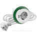 Розетковий блок Schneider Electric INS44004 (2К+З)+USB тип А (білий), що вбудовується в стіл.