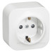 Розетка 2К+З Legrand Forix біла