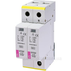 Обмежувач перенапруги ETI 002440397 ETITEC C T2 275/20 (2+0) 2p