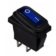 Перемикач TNSy KCD3-101WN BL/B з підсвічуванням IP54 синій (TNSy5500845)