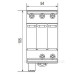 Обмежувач перенапруги ETI 002440504 ETITEC M T12 300/7 (3+0 3p TNC)
