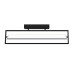 Світильник LED smart PRADA+пульт 60W 3000-5000K IP20 прямокутник чорно-білий Violux ( 220715 )