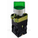 Перемикач ElectrO BK2365NONCL PB2-BK2365 І-0 LED Ø22мм NO+NC зелений