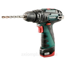 Акумуляторний ударний дриль-шуруповерт Metabo PowerMaxx SB 10,8В 2xLi-Power 2,0Аг 0-360/0-1400 об/хв LED (600385500)