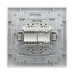 Розетка Schneider Asfora біла комп'ютерна RJ45 Cat.5E + тел. RJ12 з рамкою ( EPH4900121 )