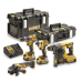 Набір з електроінструментів DeWALT DCK422P3 (DCD796, DCF887, DCH273, DCG405) з 3 АКБ та ЗУ