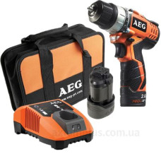 Акумуляторний шуруповерт AEG 4935448465 12В із сумкою