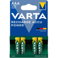 Акумуляторні батареї Varta ACCU AAA 1000mAh (блістер 4шт)
