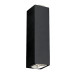 Вуличний LED світильник Nowodvorski Lens 2x2W 3000K 40Lm IP54 чорний ( 9112 )