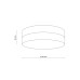 Світильник стельовий TK Lighting 864 Pori E27 2x15W IP44 білий