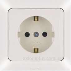 Розетка NE-AD ARAS 93-111-08-E з з/к та шторками кремова