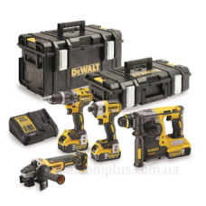 Набір з електроінструментів DeWALT DCK422P3 (DCD796, DCF887, DCH273, DCG405) з 3 АКБ та ЗУ