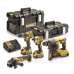 Набір з електроінструментів DeWALT DCK422P3 (DCD796, DCF887, DCH273, DCG405) з 3 АКБ та ЗУ