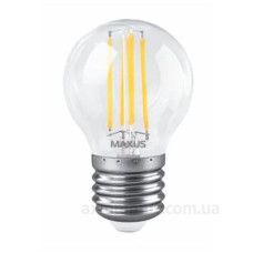 Філаментна лампа Maxus G45 FM 220Вт E27 Clear (1-MFM-744) Філаментна лампа Maxus G45 FM 220Вт E27 Clear (1-MFM-744)