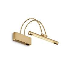 Бра, настінний світильник Ideal Lux 121154 Bow LED 1x3.5W 3000K 410Lm IP20 латунний