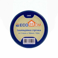 Ізострічка EcoHome 0,11мм х 18мм / 18м синя ( ECO0150020019 ) Ізострічка EcoHome 0,11мм х 18мм / 18м синя ( ECO0150020019 )