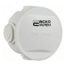 Коробка розподільча АСКО 50x50 біла IP44 ( A0150170015 ) Коробка розподільча АСКО 50x50 біла IP44 ( A0150170015 )