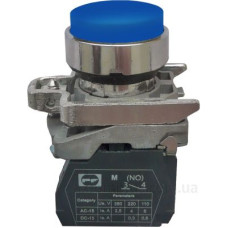 Кнопка Promfactor FP4-BL61 1NO синя (FP4-BL61)
