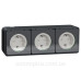 Накладна 3-місна розетка Schneider Electric MUR36038 із з/к та шторками IP55 (чорний)