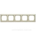 П'ятимісна рамка ABB Basic 55 2515-92-507 (слонова кістка)