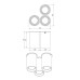 Точковий світильник Pikart 33861-2 BP GU10 3x60W IP20 чорний Точковий світильник Pikart 33861-2 BP GU10 3x60W IP20 чорний