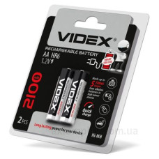Акумулятор Videx AA 2100мАч (HR6/2100/2DB) 1 шт Акумулятор Videx AA 2100мАч (HR6/2100/2DB) 1 шт