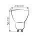 Світлодіодна лампочка Goldlux 328502 GU10 MR16 1x10W 4000K 1000Lm IP20