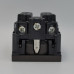 Розетка Zenit антрацит 1-на з заземленням та захисними шторками ( 2CLA228800N1801 )
