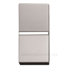 Кнопковий вимикач ABB Zenit 2CLA210470N1301 N2104.7 PL 1М (срібло)