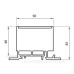 Розподільний блок ETI 001102405 EDBS-50B (150А 16-70мм²)