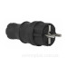 Каучукова пряма вилка E.Next e.plug.rubber.028.16 із заземленням 16А (s9100023)