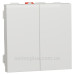 Двоклавішний вимикач Schneider Electric NU321118 (схема 5) 10А 2М (білий)