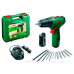 Акумуляторний дриль-шуруповерт Bosch EasyDrill 1200 2 акумулятора з набором свердел та біт (06039D3007) Акумуляторний дриль-шуруповерт Bosch EasyDrill 1200 2 акумулятора з набором свердел та біт (06039D3007)