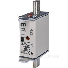 Запобіжник ETI 004181215 NH-000/gG 125A 500V KOMBI