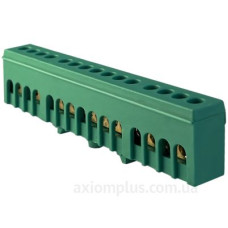 Шина заземлення Promfactor FMD815GN на 15 отворів 6x9мм² Шина заземлення Promfactor FMD815GN на 15 отворів 6x9мм²