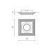 Точковий світильник Azzardo AZ1471 Luciano Square GU10 1x50W IP20 хром Точковий світильник Azzardo AZ1471 Luciano Square GU10 1x50W IP20 хром