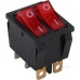 Подвійний клавішний перемикач E.Next e.switch.key.02 6pin з індикацією (s2040002)