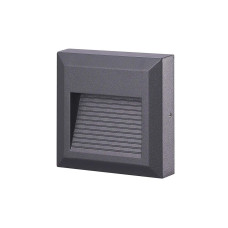 Світильник для підсвітки сходів/коридору Azzardo AZ4510 Afi LED 1x2.5W 3000K 200Lm IP54 темно-сірий Світильник для підсвітки сходів/коридору Azzardo AZ4510 Afi LED 1x2.5W 3000K 200Lm IP54 темно-сірий