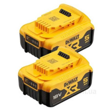 Акумуляторна батарея DeWALT DCB184P2 XR Li-Ion 18В 5Аг 2шт