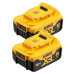 Акумуляторна батарея DeWALT DCB184P2 XR Li-Ion 18В 5Аг 2шт