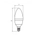 Світлодіодна лампочка Eurolamp LED-CL-06143(D)